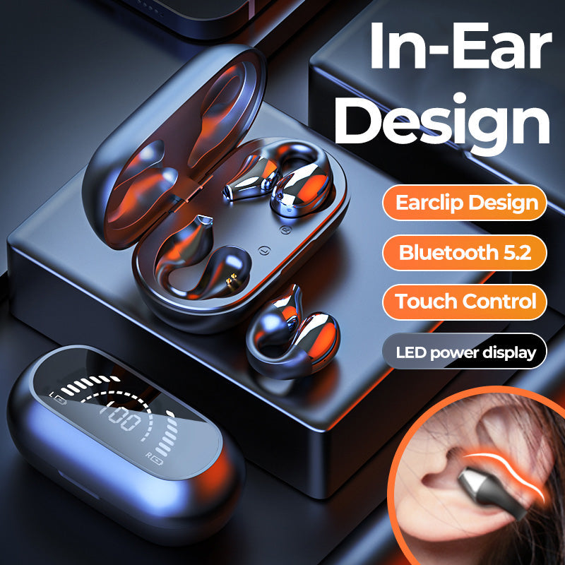 Ear Clip Headphone Bluetooth 5.2