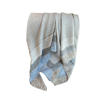 Large Kerchief Thin Silk Outer Shawl