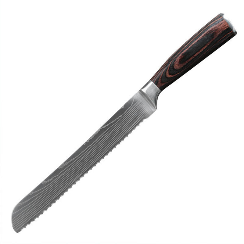 Western Style 8 Piece Suit Knife Chef's Knife