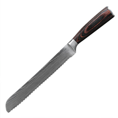 Western Style 8 Piece Suit Knife Chef's Knife