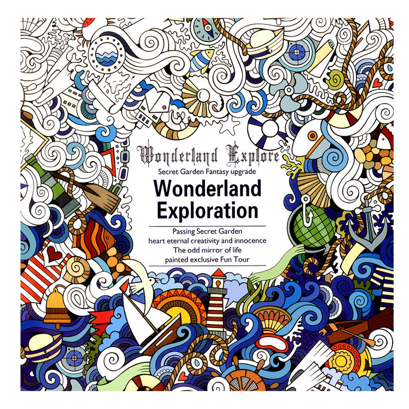 Secret Garden Adult Decompression Hand-painted Coloring Book