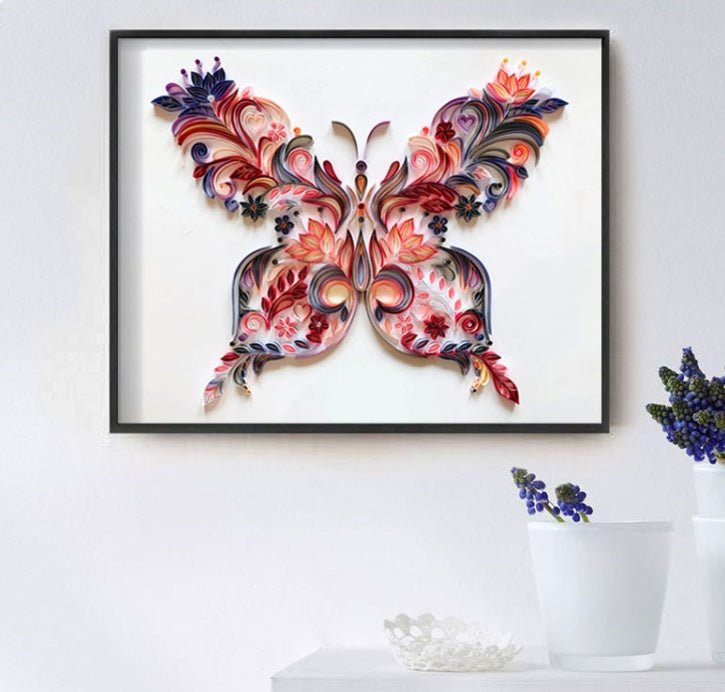 20 Inch Butterfly Quilling Illustration Material Pack Slot - Buy Buy Baby