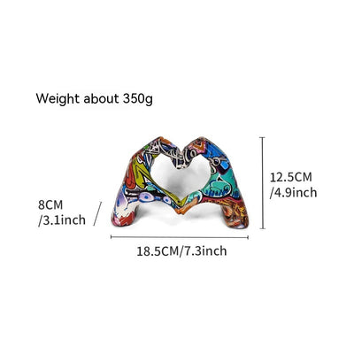 Graffiti Love Gesture Decoration Home Living Room Office