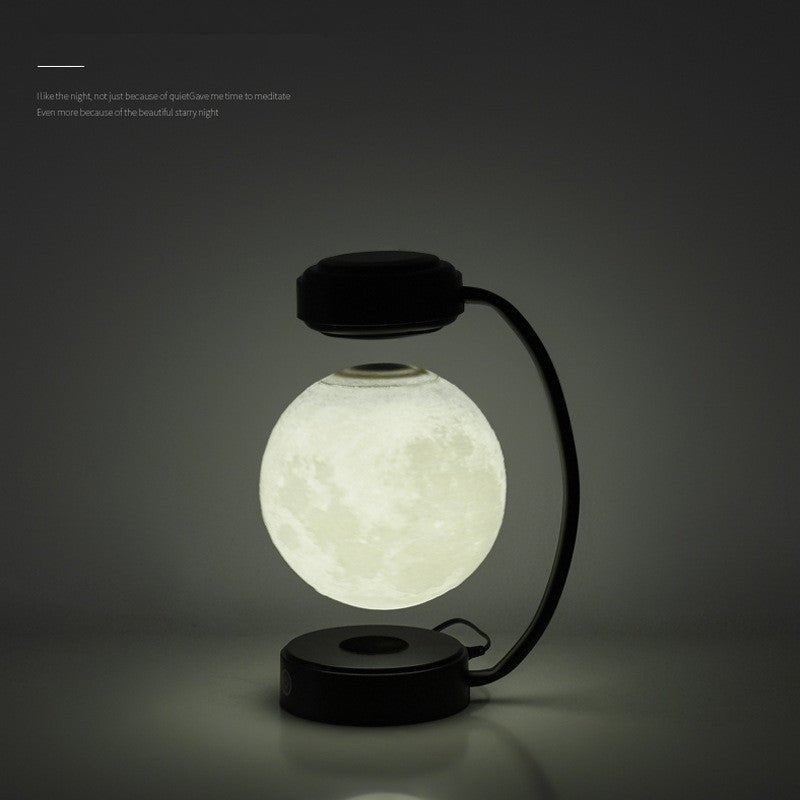 3D LED Moon Night Light Wireless Magnetic Levitating Rotating - Buy Buy Baby