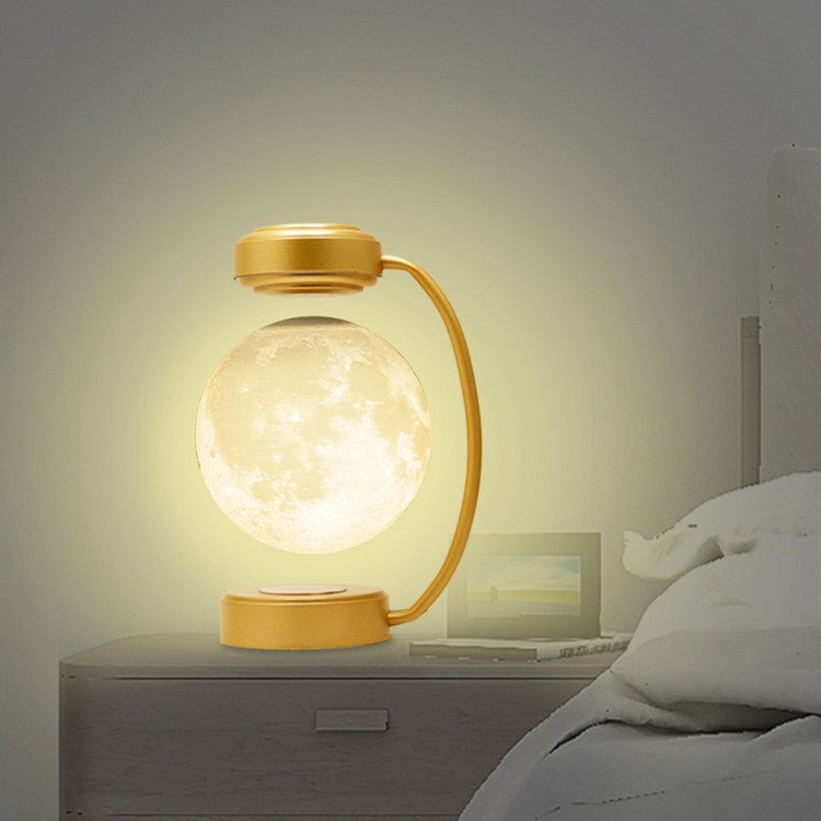 3D LED Moon Night Light Wireless Magnetic Levitating Rotating - Buy Buy Baby
