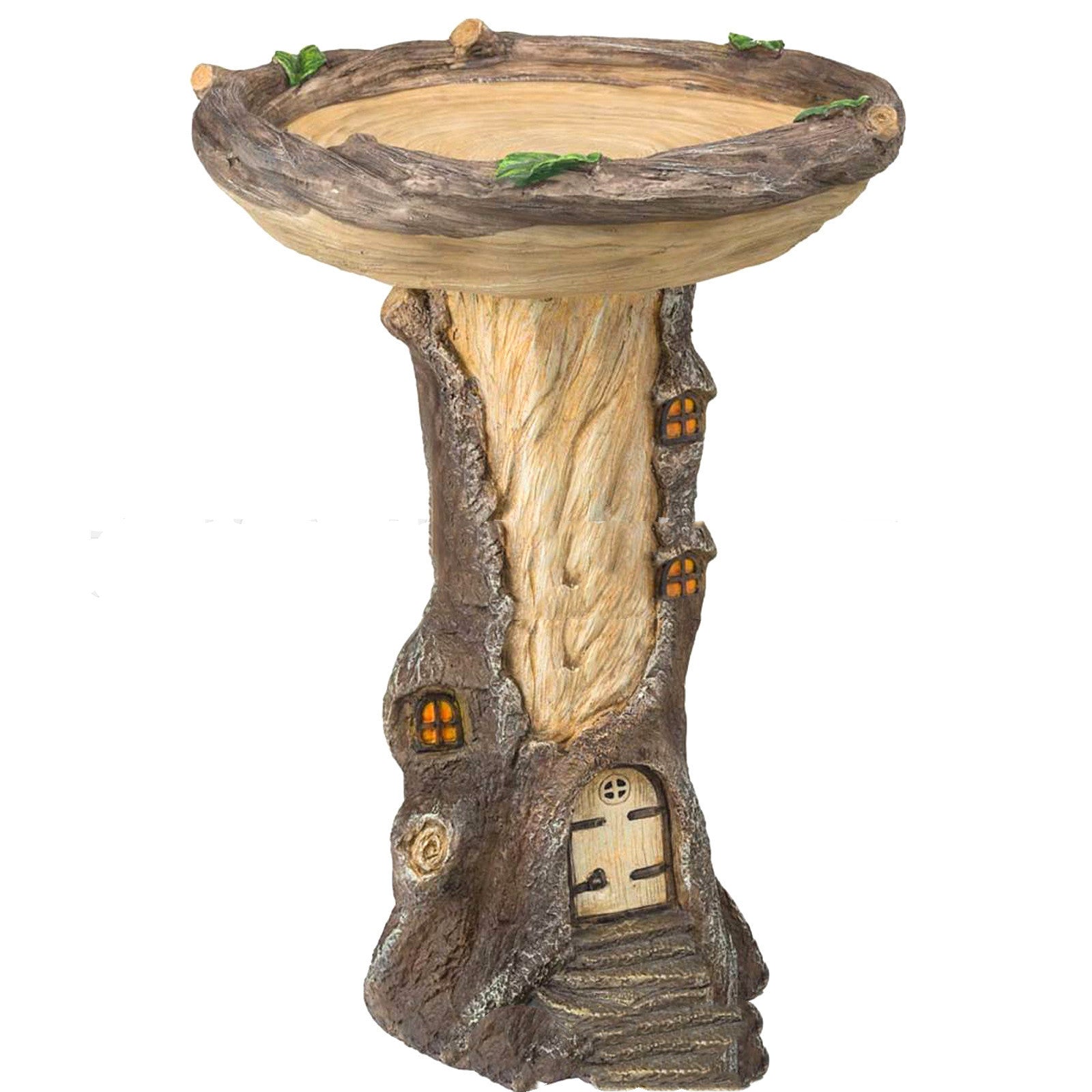 Resin Sunflower Bird Bath Ornaments Garden Crafts