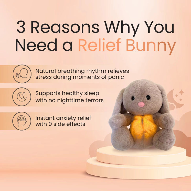 Breathing Rabbit Soothing Plush Toy