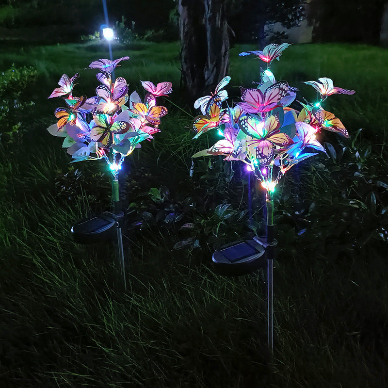 Solar Light Color LED Pansy Tree