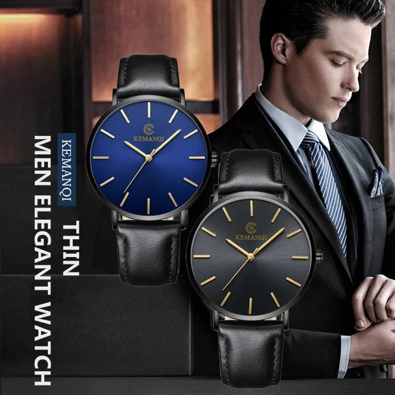 Ultrathin Luxury Business Mens Watch