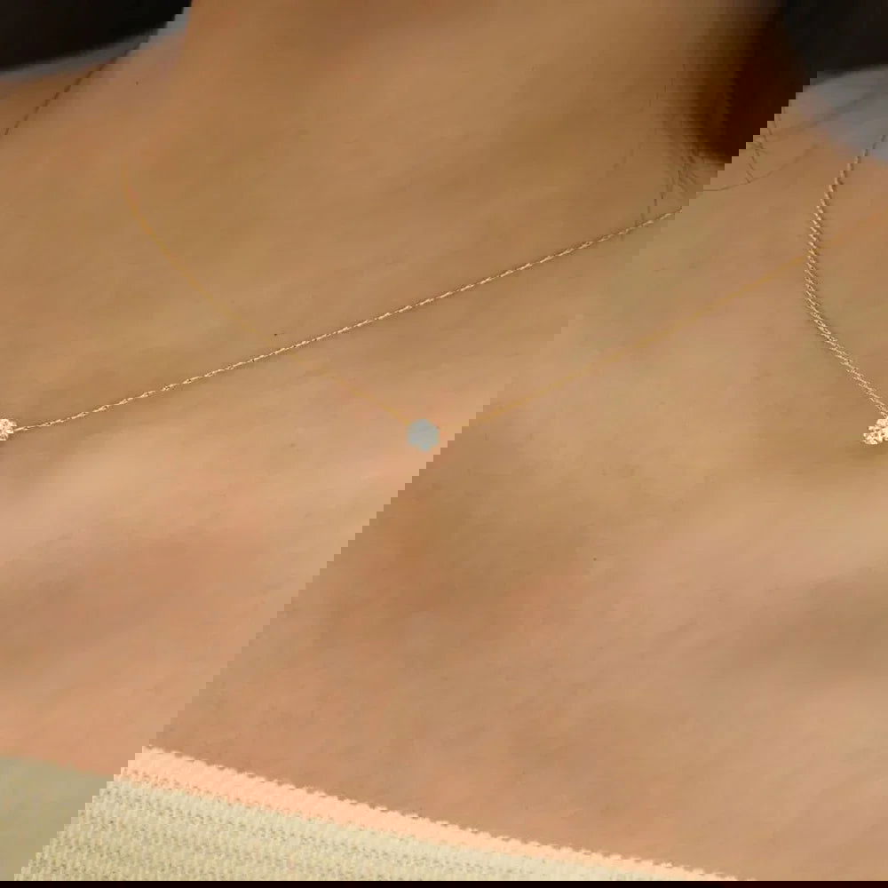 Hayseed Chain Diamante Necklace