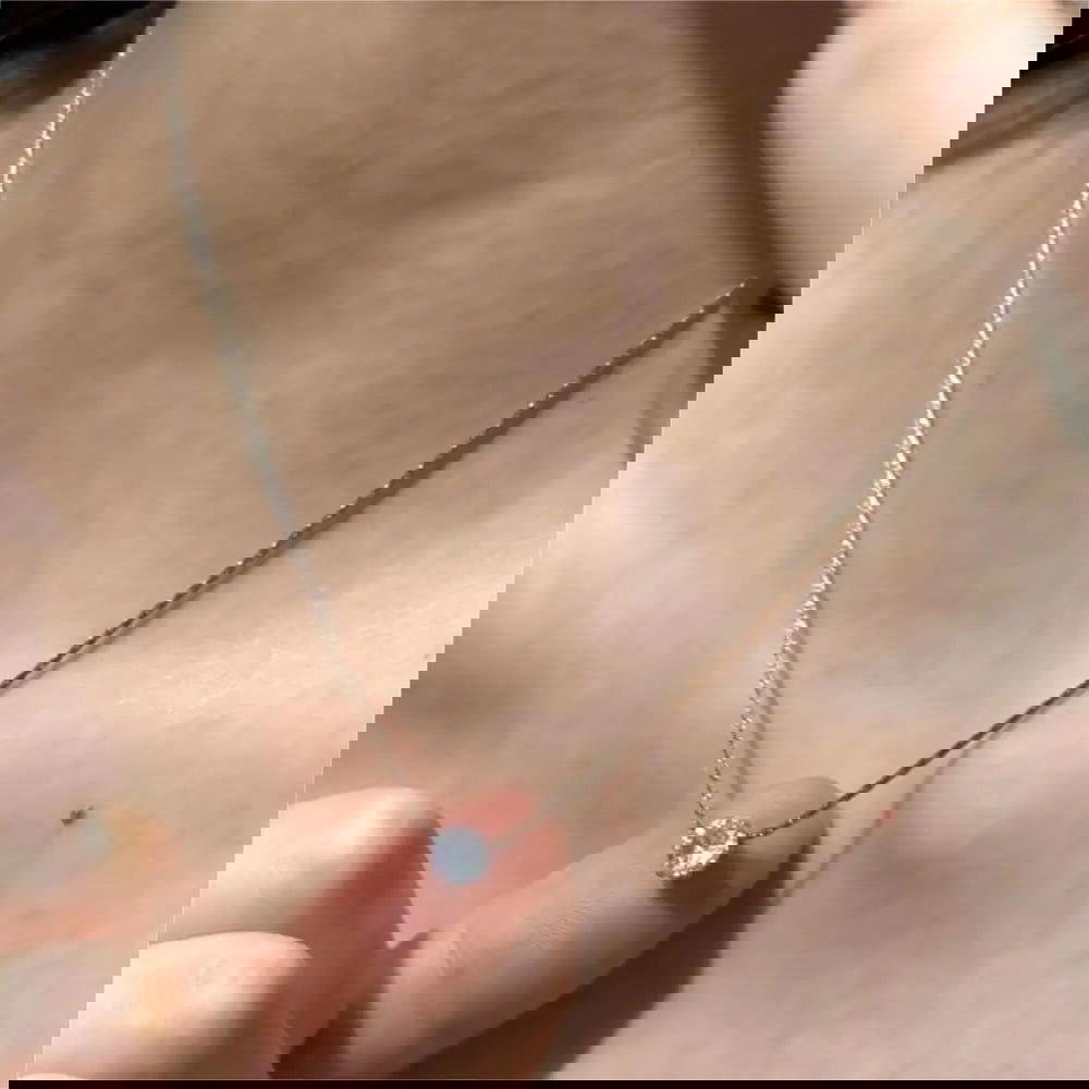 Hayseed Chain Diamante Necklace