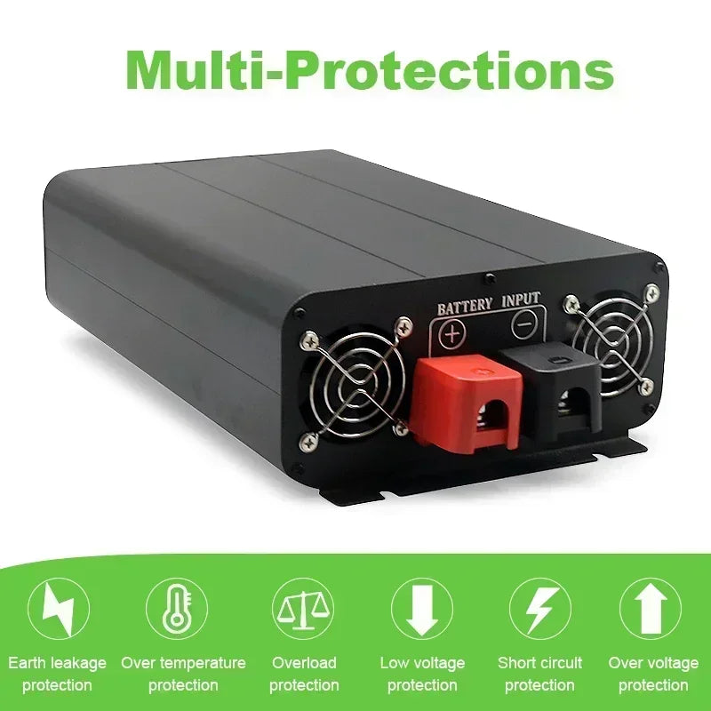 EAFC Pure Sine Wave Inverter Power DC 12V to AC 220V