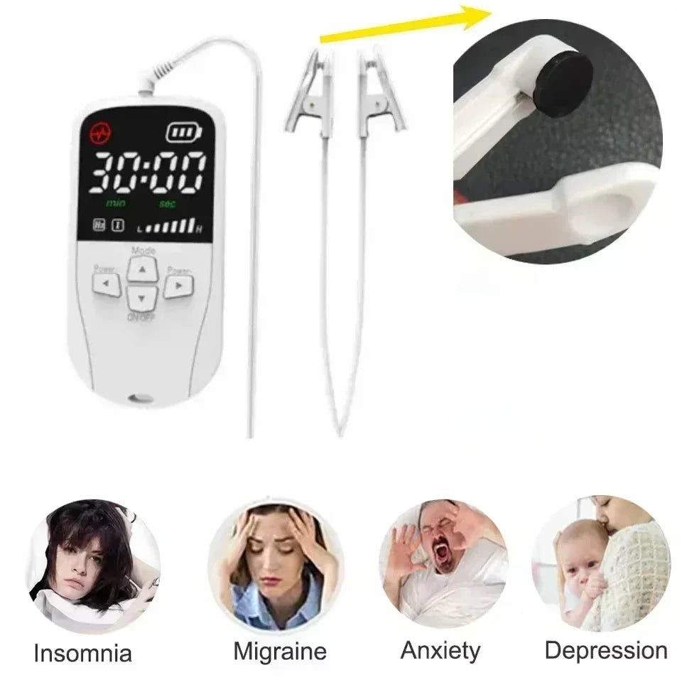 Vagus nerve stimulation clip ear Sleep Aid