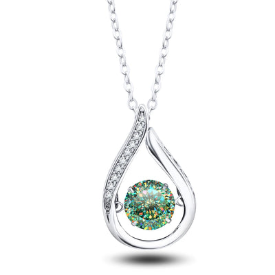 Real 925 Silver Moissanite Jewelry Set