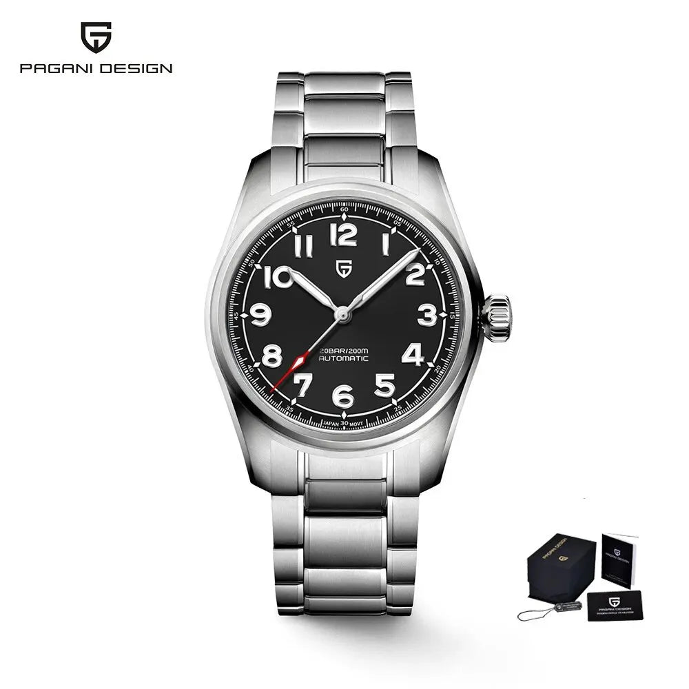 2024 New 38MM PAGANI Design Men's Pilot Automatic Mechanical Watch