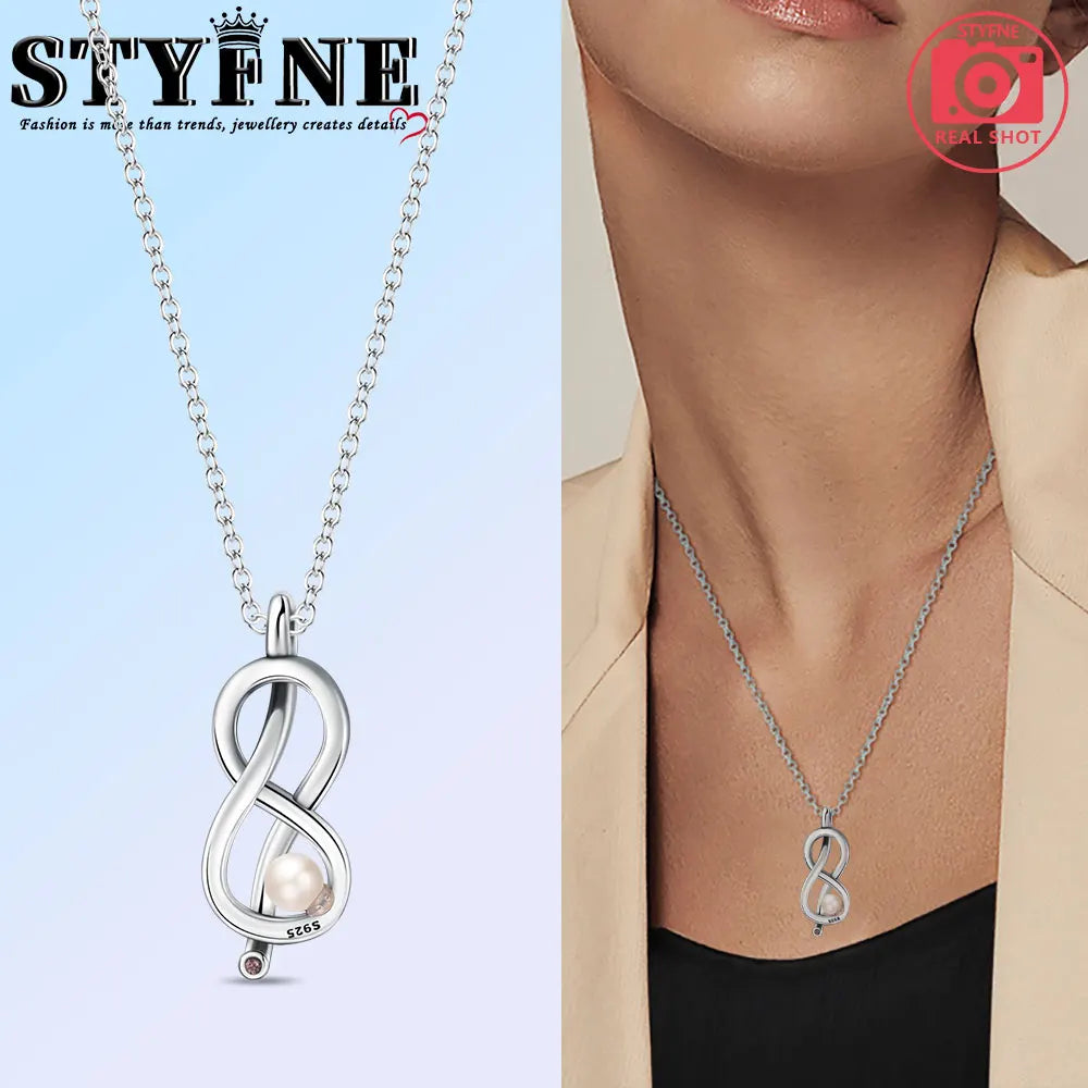 Series Sterling Silver 925 Pink Shiny Love