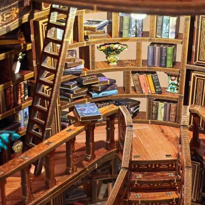 StoryScape™ Miniature Book Hall 🌙📚 A Tiny World of Wonder