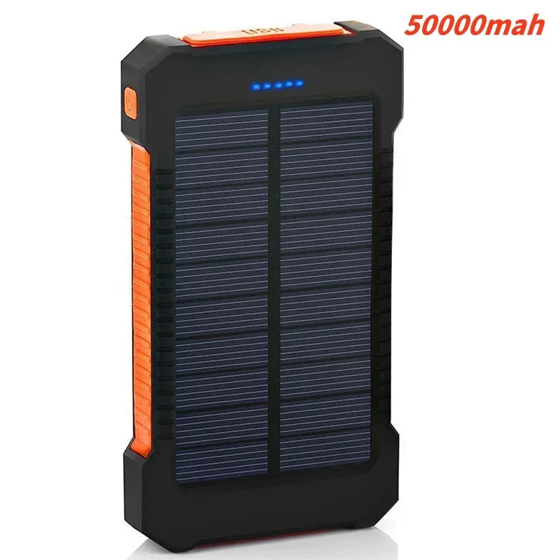 200000mah Solar Power Bank Large Capacity Fast Charging