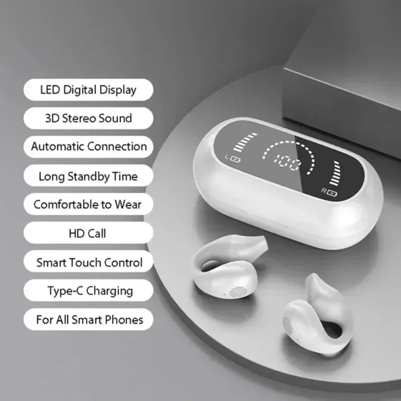 Ear Clip Headphone Bluetooth 5.2