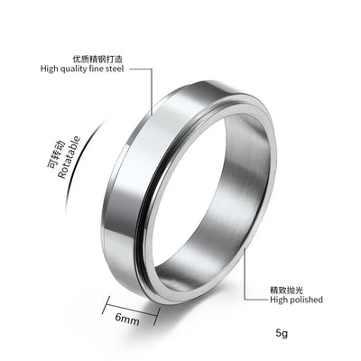 Anxiety Fidget Spinner Stainless Steel