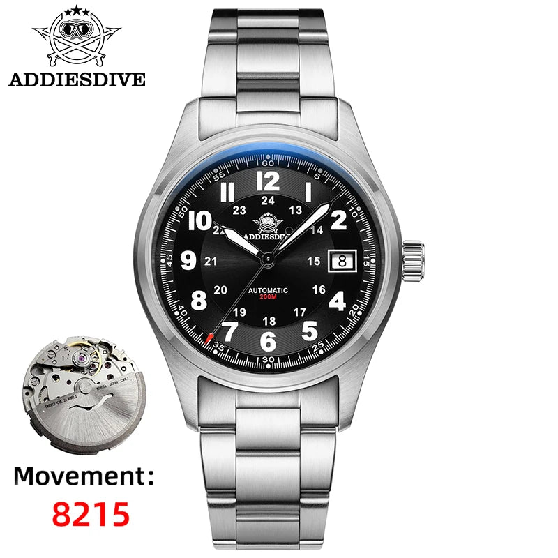 ADDIESDIVE Luxurious Men's Automatic Watch NH35A