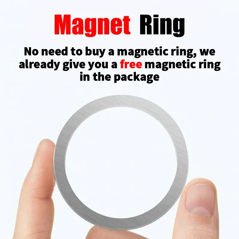 MagSafe Power Bank – 10000mAh Wireless Charger, Stays Put!