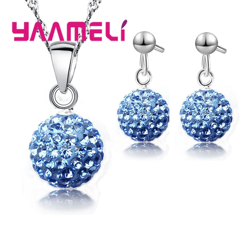 925 Sterling Silver Bridal Jewelry Sets