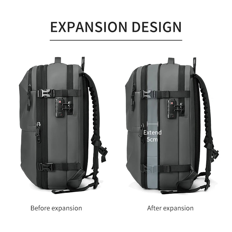 Travel Backpack – 17 Inch Laptop Backpack with Vacuum