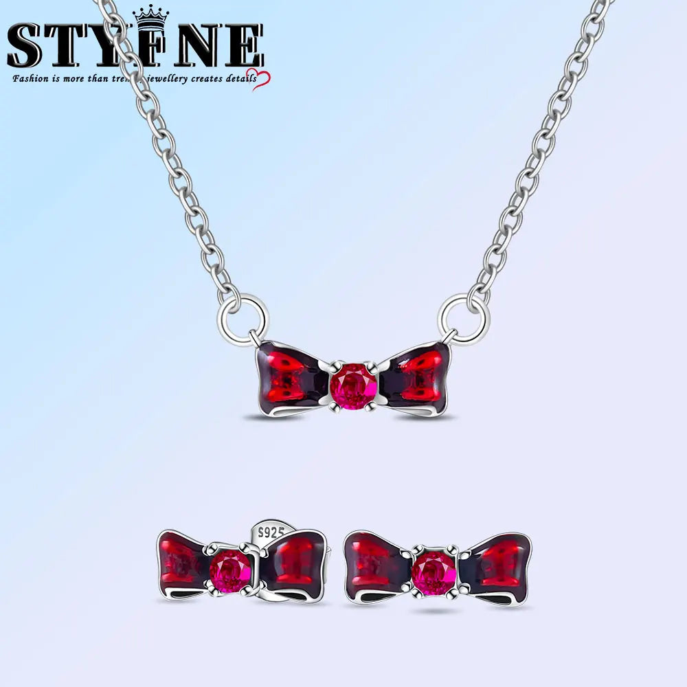 Series Sterling Silver 925 Pink Shiny Love