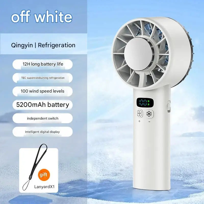 Portable USB Rechargeable Handheld Fan