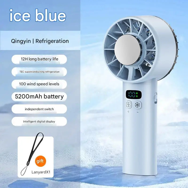 Portable USB Rechargeable Handheld Fan