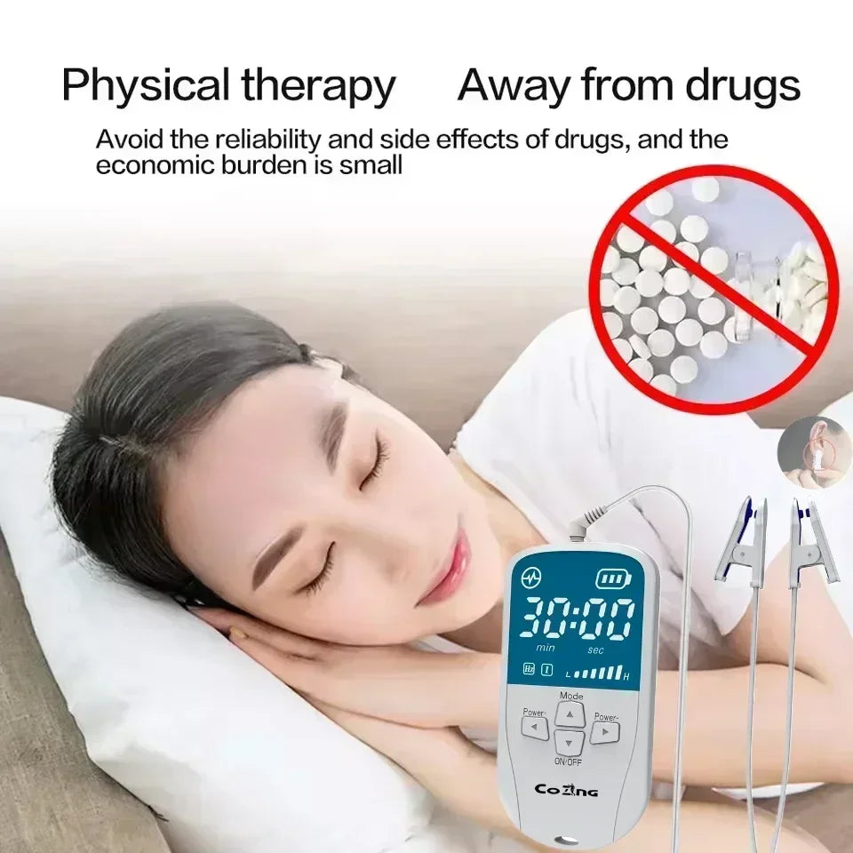 Vagus nerve stimulation clip ear Sleep Aid