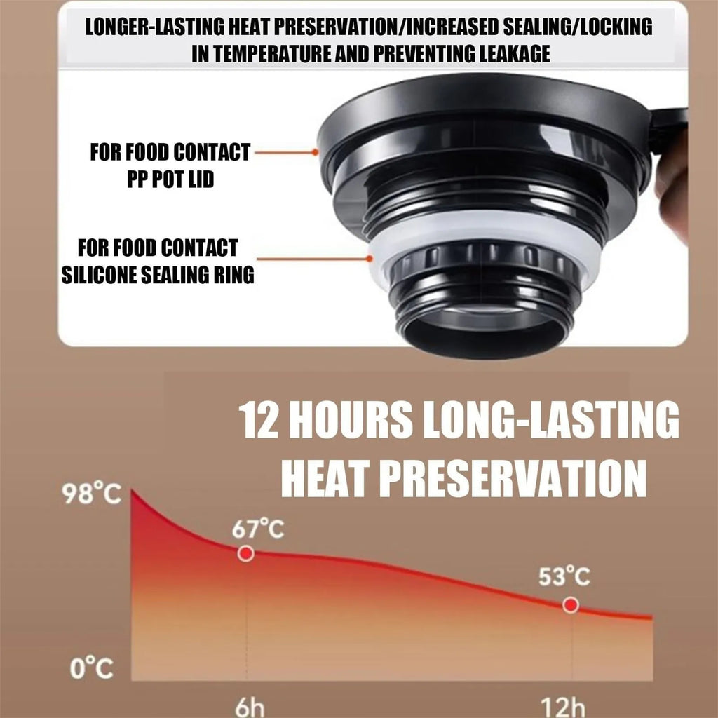 FloraBrew – Elegant Tea Thermos with Infuser!