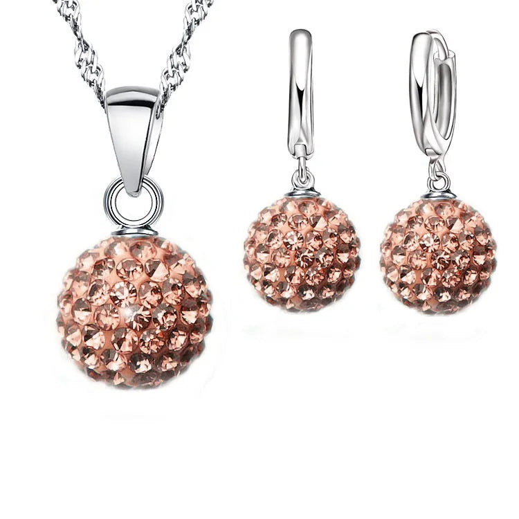 925 Sterling Silver Bridal Jewelry Sets