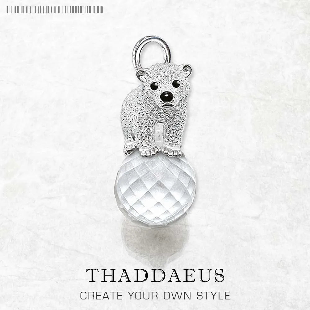 Pendant Polar Bear 925 Sterling Silver