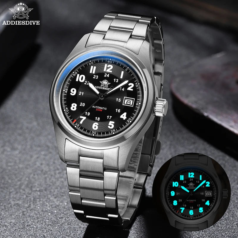ADDIESDIVE Luxurious Men's Automatic Watch NH35A