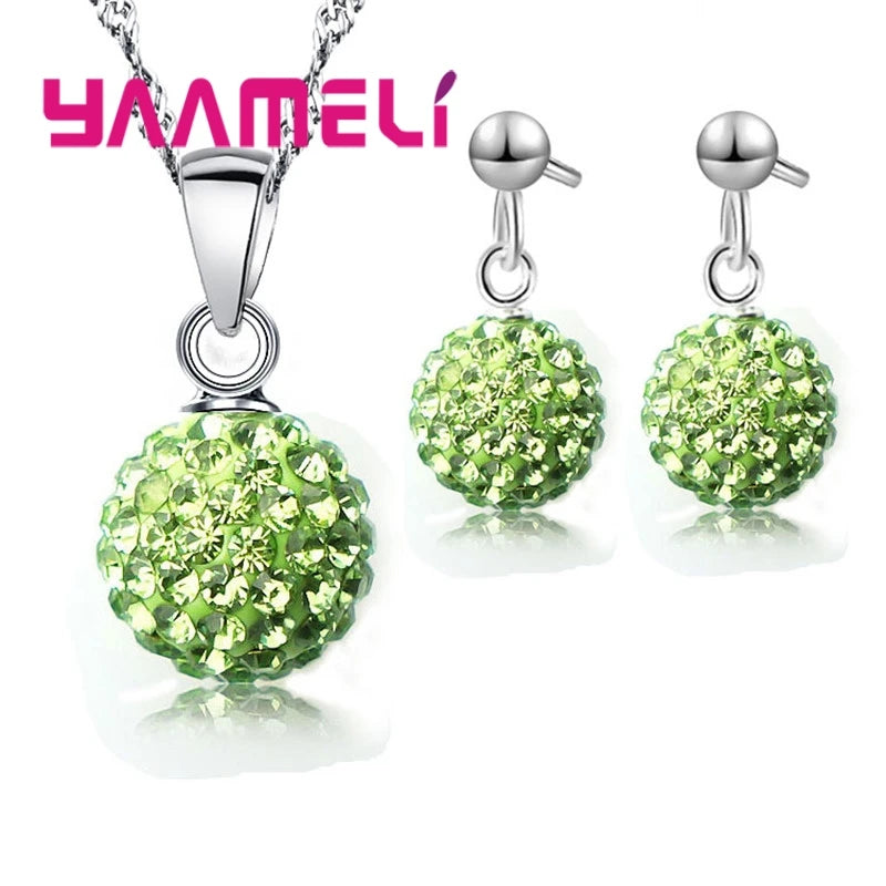925 Sterling Silver Bridal Jewelry Sets