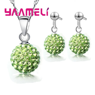 925 Sterling Silver Bridal Jewelry Sets