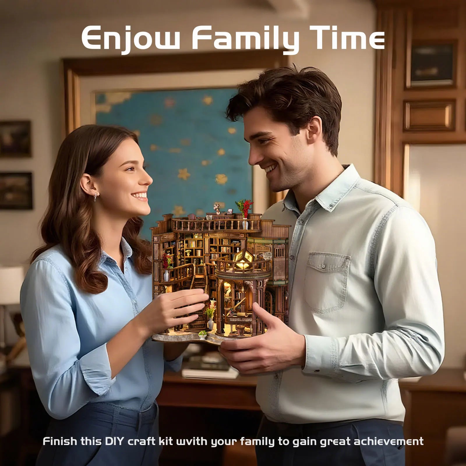 StoryScape™ Miniature Book Hall 🌙📚 A Tiny World of Wonder