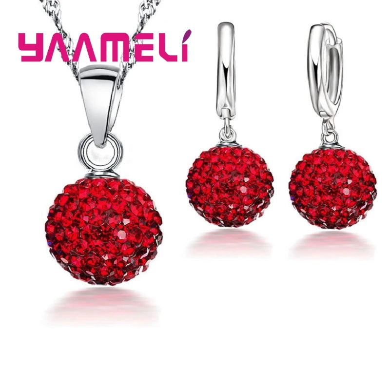 925 Sterling Silver Bridal Jewelry Sets