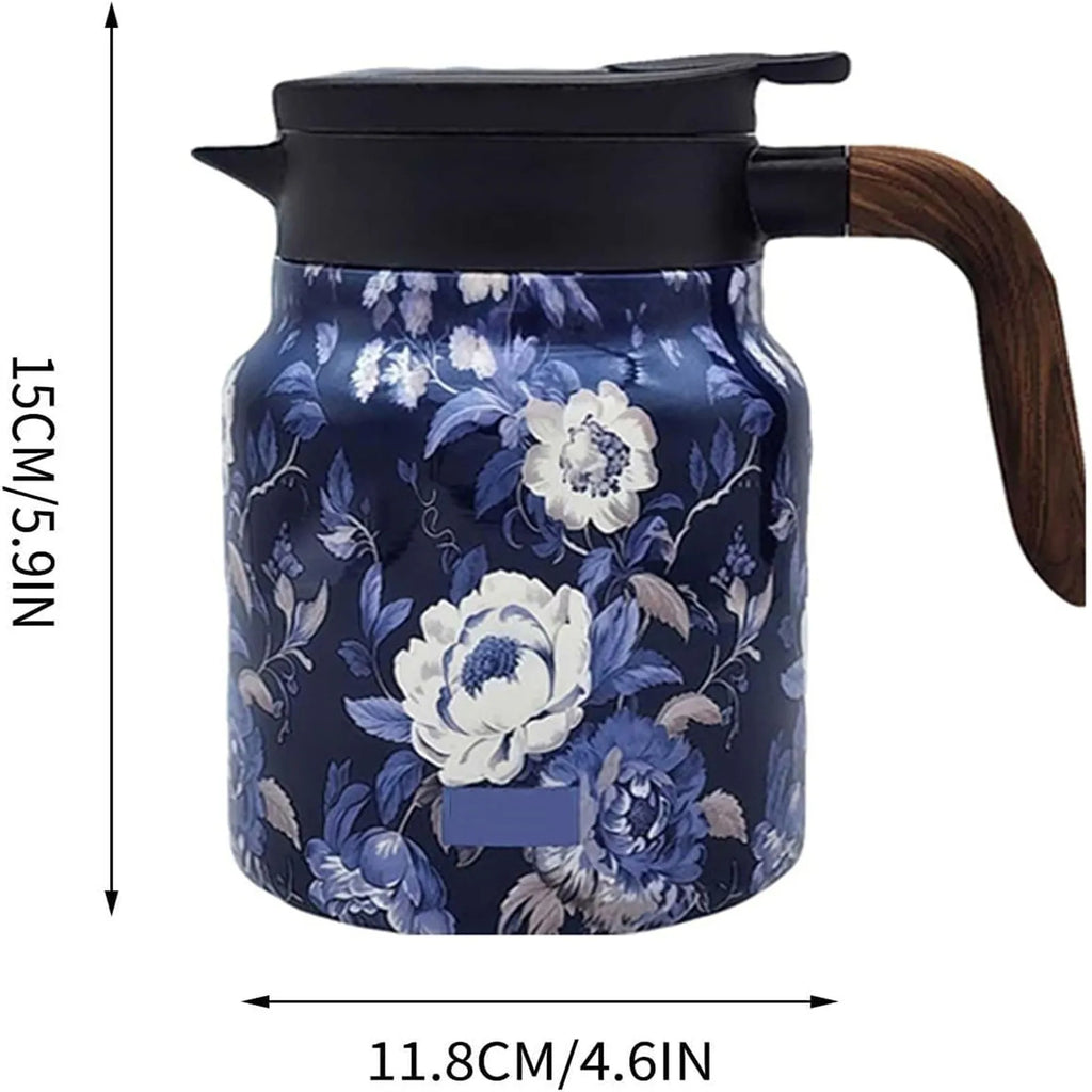 FloraBrew – Elegant Tea Thermos with Infuser!