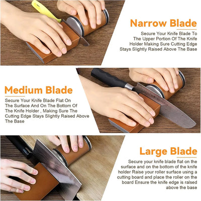 Razor Ready: Magnetic Rolling Knife Sharpener