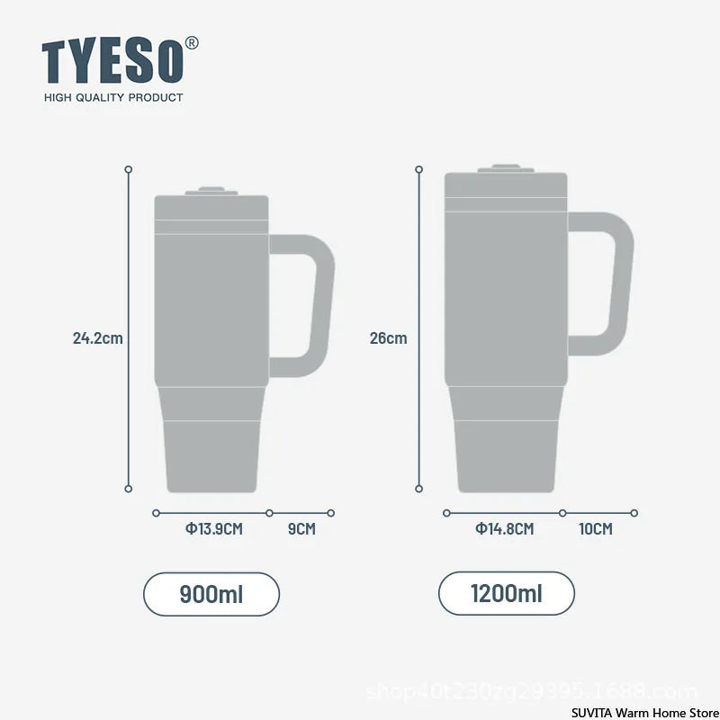 30oz/40oz Tyeso Tumbler Stainless Steel