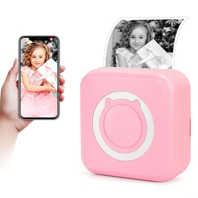 Portable Mini Thermal Printer Wireless BT 203dpi