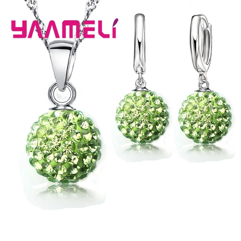 925 Sterling Silver Bridal Jewelry Sets