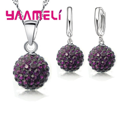 925 Sterling Silver Bridal Jewelry Sets