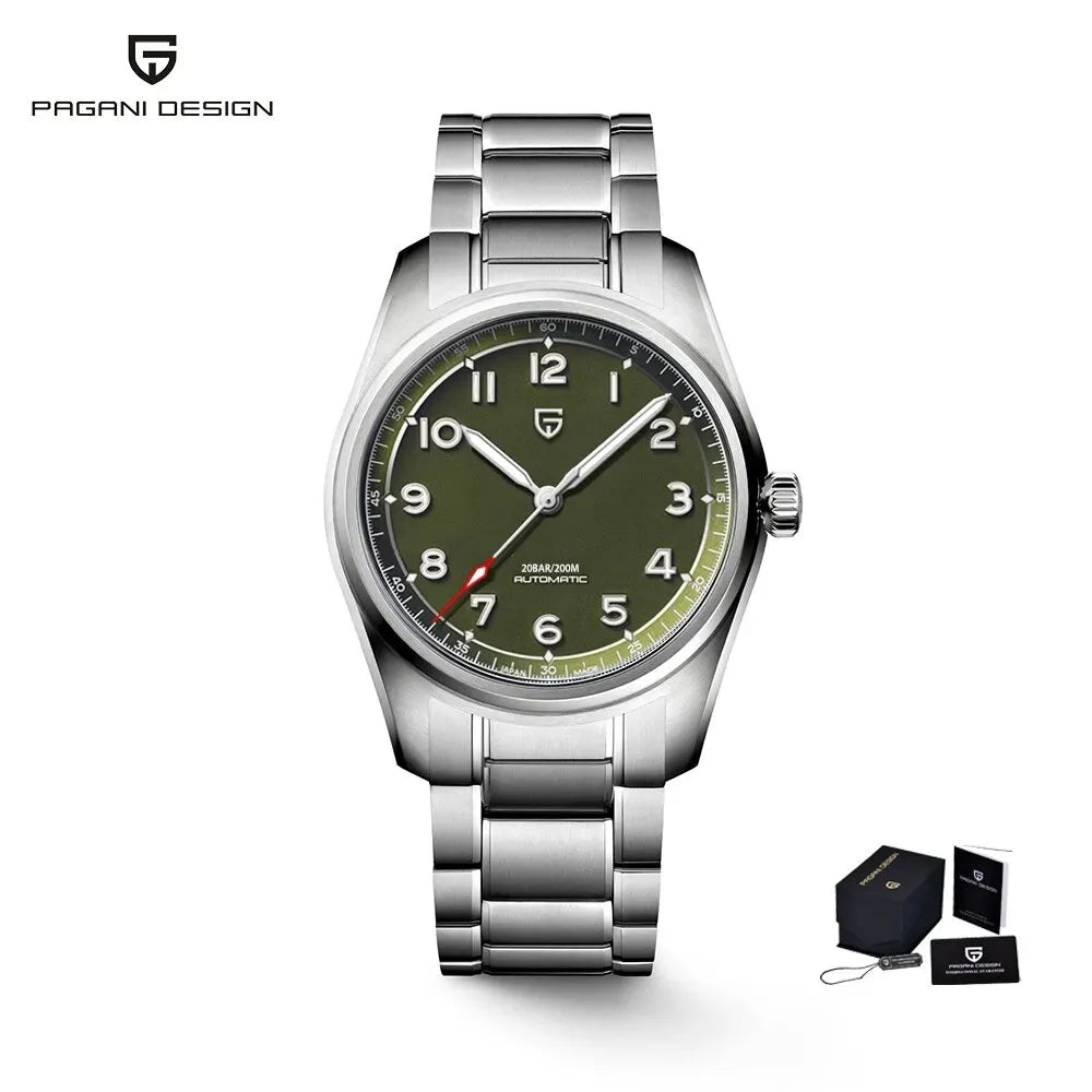 2024 New 38MM PAGANI Design Men's Pilot Automatic Mechanical Watch
