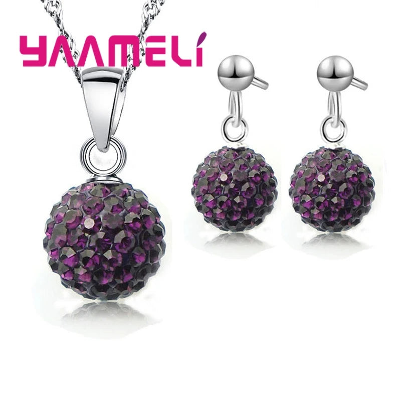 925 Sterling Silver Bridal Jewelry Sets