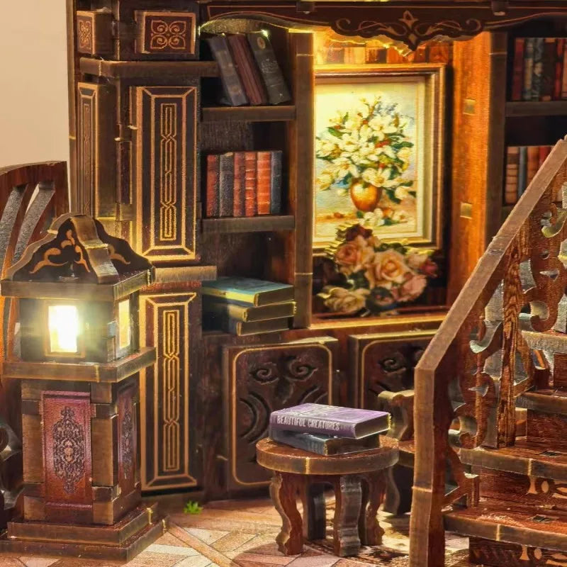 StoryScape™ Miniature Book Hall 🌙📚 A Tiny World of Wonder