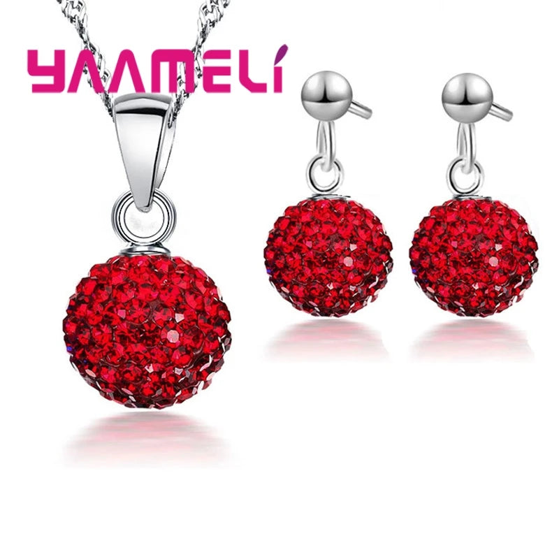 925 Sterling Silver Bridal Jewelry Sets